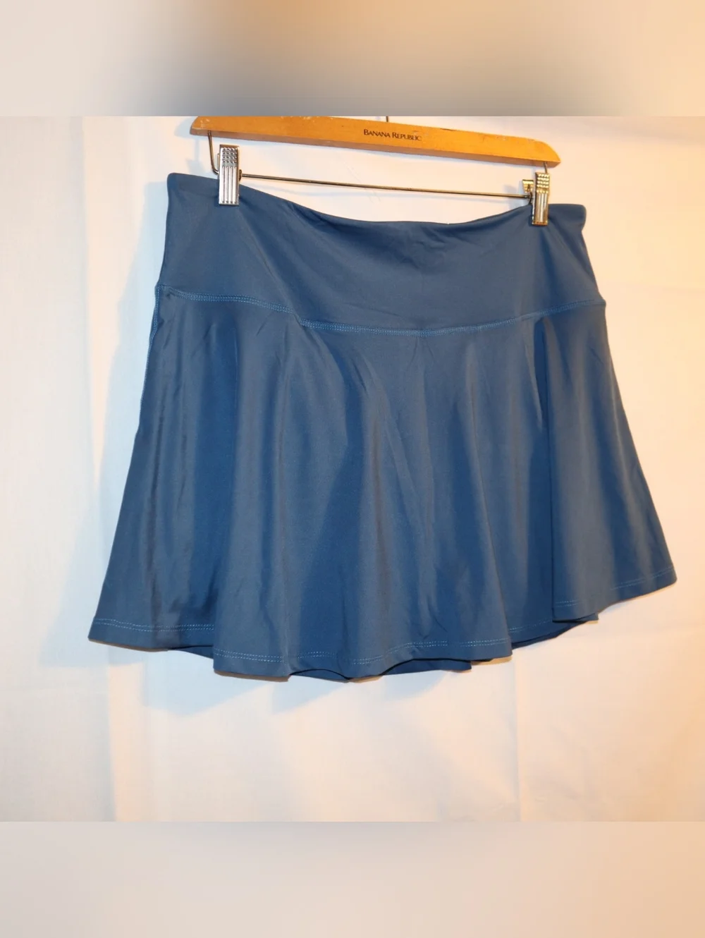 Women's Workout Dress High Waisted Casual Pleated Sporty Skirt Teal New With Tag
